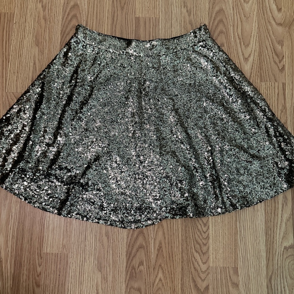 Sequin skater skirt